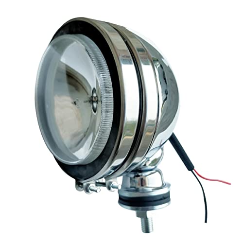 Luce superbianca Simoni Racing SR/DL1 Depth Light, 1 Faro Supplementare, Faro Alogeno di Profondità, 12V, Rotondo, Universale, Luce Superbianca