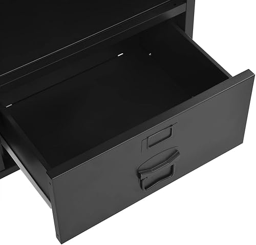 Miniatura 7 de vidaXL Estantería industrial de pie, estante de almacenamiento de libros, organizador de armario, exhibición de tablero, sala de estar, oficina,