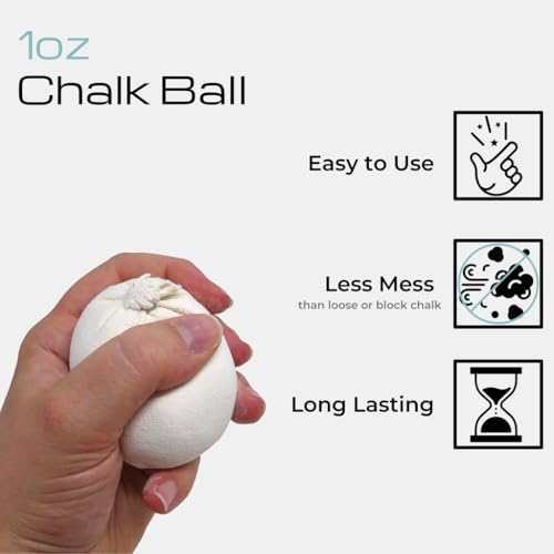 Image of Z Athletic Gym Chalk Ball for Rock Climbing, Gymnastics, and Weightlifting