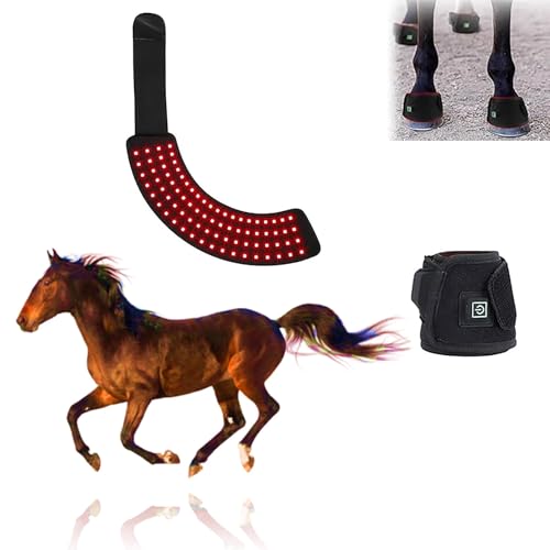 Red Light Therapy Boots for Horses - Infrared Pain Relief Device for Muscle Recovery and Joint Health