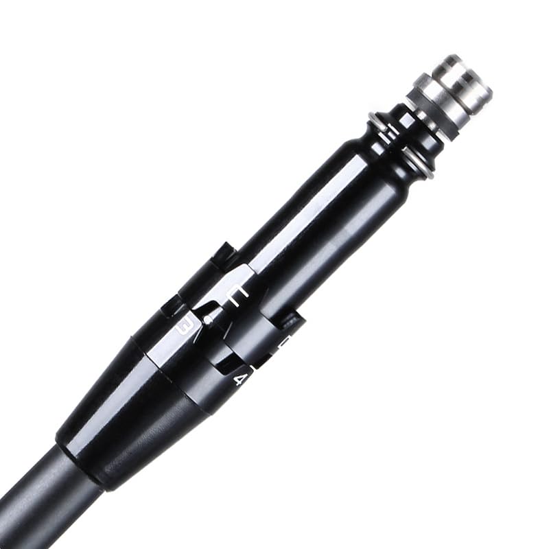 Grafalloy Raven Graphite Golf Shaft for Titleist Drivers with Adapter and Grip Installed - You Choose Ladies, Senior, Regular or Stiff Flex and Choose Grip Size (Regular Flex, Midsize Grip Size)