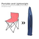 Camp Chair Replacement Bag 37" Foldable Camp Chair Carry Bags Folding Camping Chairs Bag Camping Storage Bags for Outdoor Travel, Beach, Hiking, Fishing(Chair is not included) (Navy-95 * 20cm) - Image 8