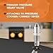 Vent Pipe for Pressure Regulator Weight Replacemnt for All American 21.5qt,30qt,41qt Pressure Cooker/Canner,Pressure Canner Parts Fits for All American Pressure Canner Weight,for Pressure Relief Valve