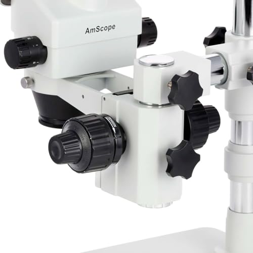 Image of AmScope - Focusing Block with Coarse and Fine Focus, 76mm Collar, 32mm Tube Mount for Stereo and Other Microscopes (76mm Mount) - FR-A6