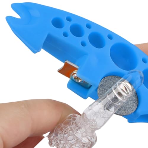 2 Stück Ampullenbreche Fischform,Multifunktionaler Ampullenöffner,Ampulle Glas Flaschenöffner Mit Schleifscheibe,Krankenschwester-Flaschenöffner,Ampullen Brecher Medizinfläschchen,Kiuiom