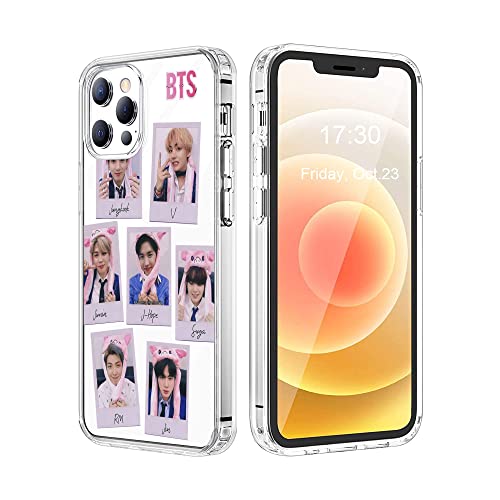 Iphone 13 Pro Case, Cool Unique Design Soft Tpu Shockproof Clear Case For Men/Women/Girl/Boy (Fashion-Bts-6) #TOP15