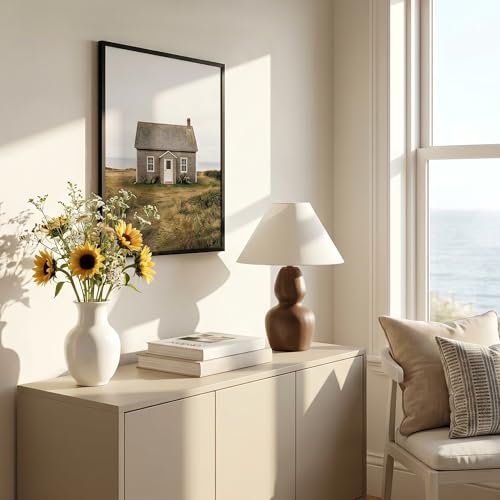 Image of Americanflat 16x21 Picture Frame with Polished Plexiglass - Streamline Collection - Thin Border Picture Frame for Wall Display - Hanging Hardware Included - Black