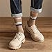 7 Pairs Men Striped Socks Fashionable Casual Retro Long Tube Daily Wear Hosiery