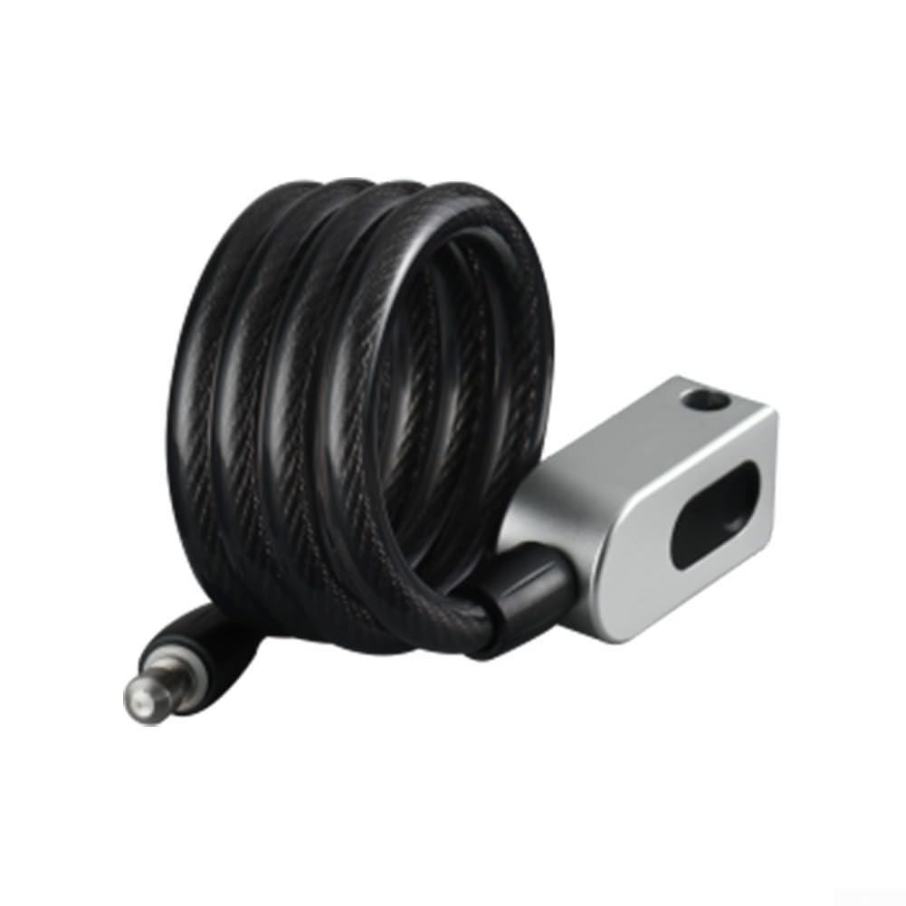 Bloqueo inteligente de huellas dactilares para bicicleta con control de aplicación, capacidad de 100 usuarios, bloqueo de cable de aleación de aluminio impermeable IP66 para bicicleta eléctrica