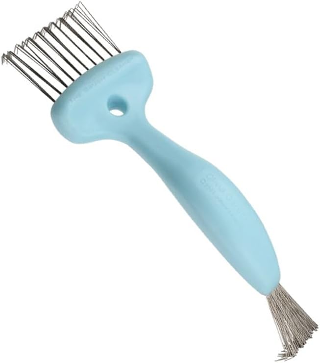 Brush Cleaner 2-tools-in-1, Blue