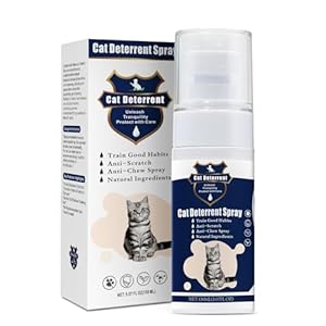 JAMBOS Cat Deterrent Spray – Safe Indoor & Outdoor Deterrent for Furniture Protection, Effective Training Aid with Natural Ingredients – Non-Toxic Anti-Scratch Formula