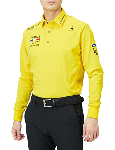 ゴルフ 長袖シャツ ポロシャツ  吸汗速乾 UPF15 ストレッチ 定番 かっこいい おしゃれ トリコロール メンズ YL00 日本サイズ3L相当