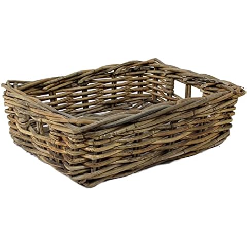 Pescara Collection Handmade Rattan Storage Baskets Cover