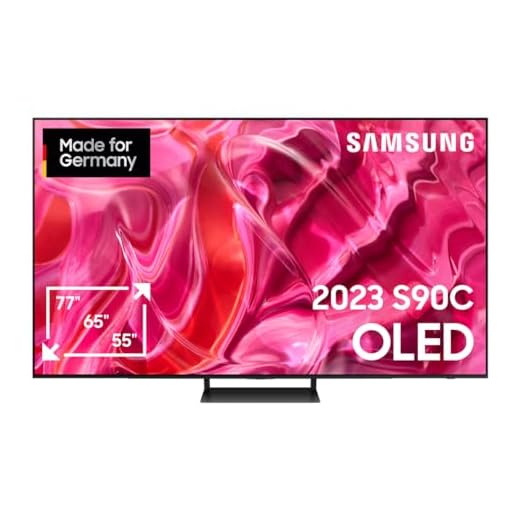 Samsung OLED 4K S90C 65 Zoll Fernseher (GQ65S90CATXZG, Deutsches Modell), Quantum HDR OLED, Neural Quantum Prozessor 4K, LaserSlim Design, Smart TV [2023]