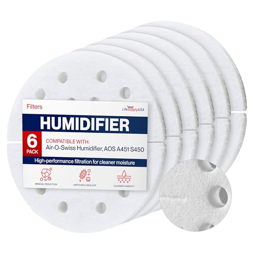 Air-O-Swiss Humidifier Anti-Mineral Pad Filter Replacement AOS A451 S450