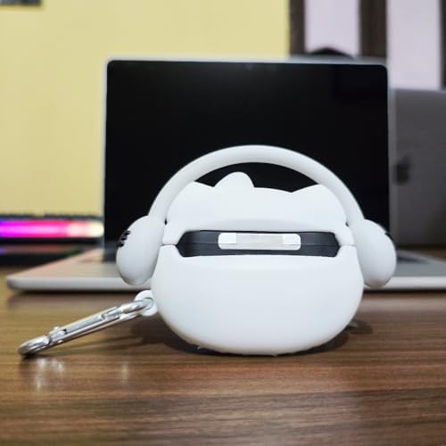 Image of YODI Case Cover for Airpods Pro|Pro 2|Airpods Pro 3|Airpods 4 Pouch, Silicone Cases with Cleaner Kit 360 Drop Protection,Shock-Resistant ([Headphone - White Pink Kitty ], Airpods Pro /Pro 2)