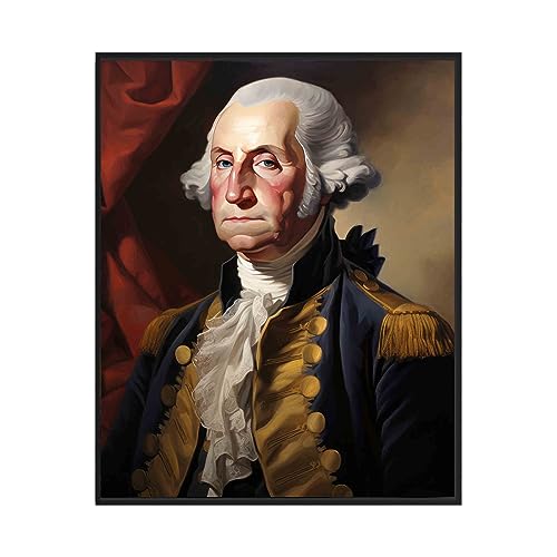 Homeartprint George Washington Art Print Poster, Official Presidential Portrait Artwork Wall Decor cover