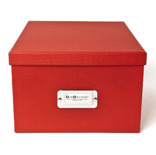 Bigso Gustav Photo/DVD Box, Red