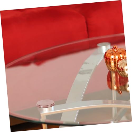 Homoyoyo 20 piezas Tapas decorativas para tornillos de acero inoxidable cubierta para tornillos espejo para fijación de vidrio acabado elegante miniatura 2