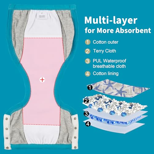 Image of BIG ELEPHANT Random Color Toddler Training Pants 6 Pack, Potty Training Underwear for Boys and Girls