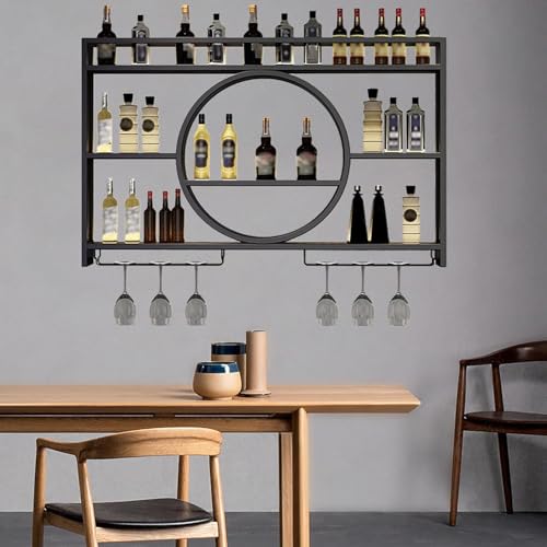 Armoire à vin au design mince et étagères autoportantes premium