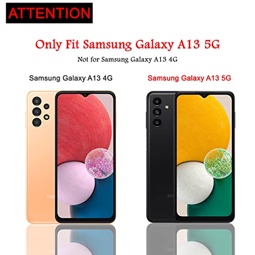 Compatible With Samsung Galaxy A13 5G Case(Not For A13 4G), With Belt Clip Holster Heavy Duty Rugged Shockproof Full Body Protection Kickstand Phone Case For Samsung Galaxy A13 5G (Black) #TOP2