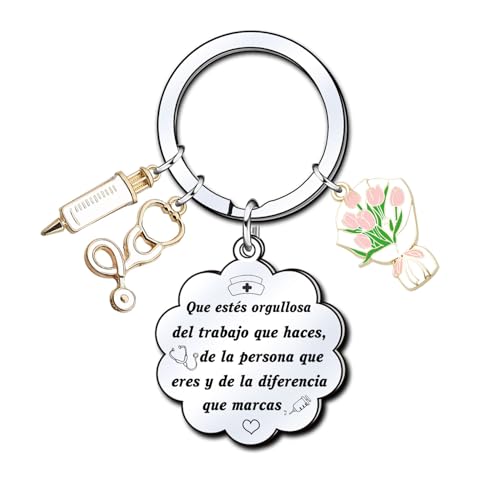 KJKJKJ Presente de enfermeiro, porta-chaves de enfermeiro, presentes para médicos, presentes para médicos enfermeiros estudante de medicina graduação, 0