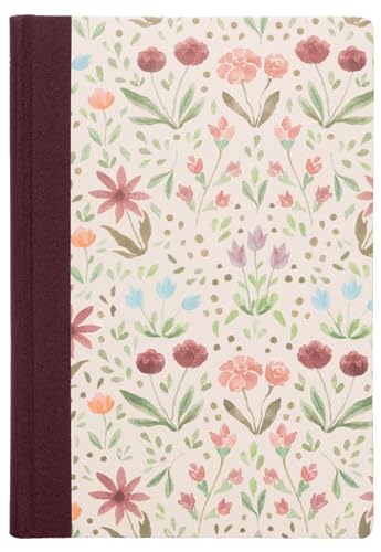 Bíblia da Mulher de Fé, NVI, Letra Grande, Tecido vinho sobre capa dura, Aquarela: Nova Versão Internacional