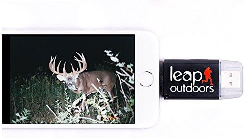 SD Card Reader Game and Trail Camera Viewer for Apple iPhone | Works with Cases | Reads SD, SDHC. Hunting Accessories Must Have!
