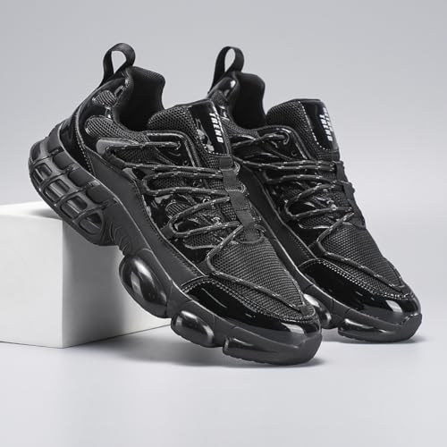 Image of Men's Walking Running Shoes Slip On Sneakers Non Slip Athletic Sports Tennis Fitness Casual Workout Gym Shoes Lightweight Trainers Fashion Soft Comfortable Shoe