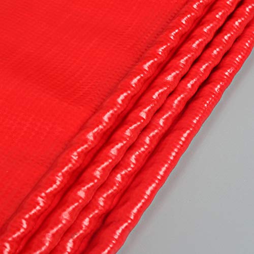 Bâche d'arrimage étanche rouge PVC 4x4 tissu gratté extérieur - 4