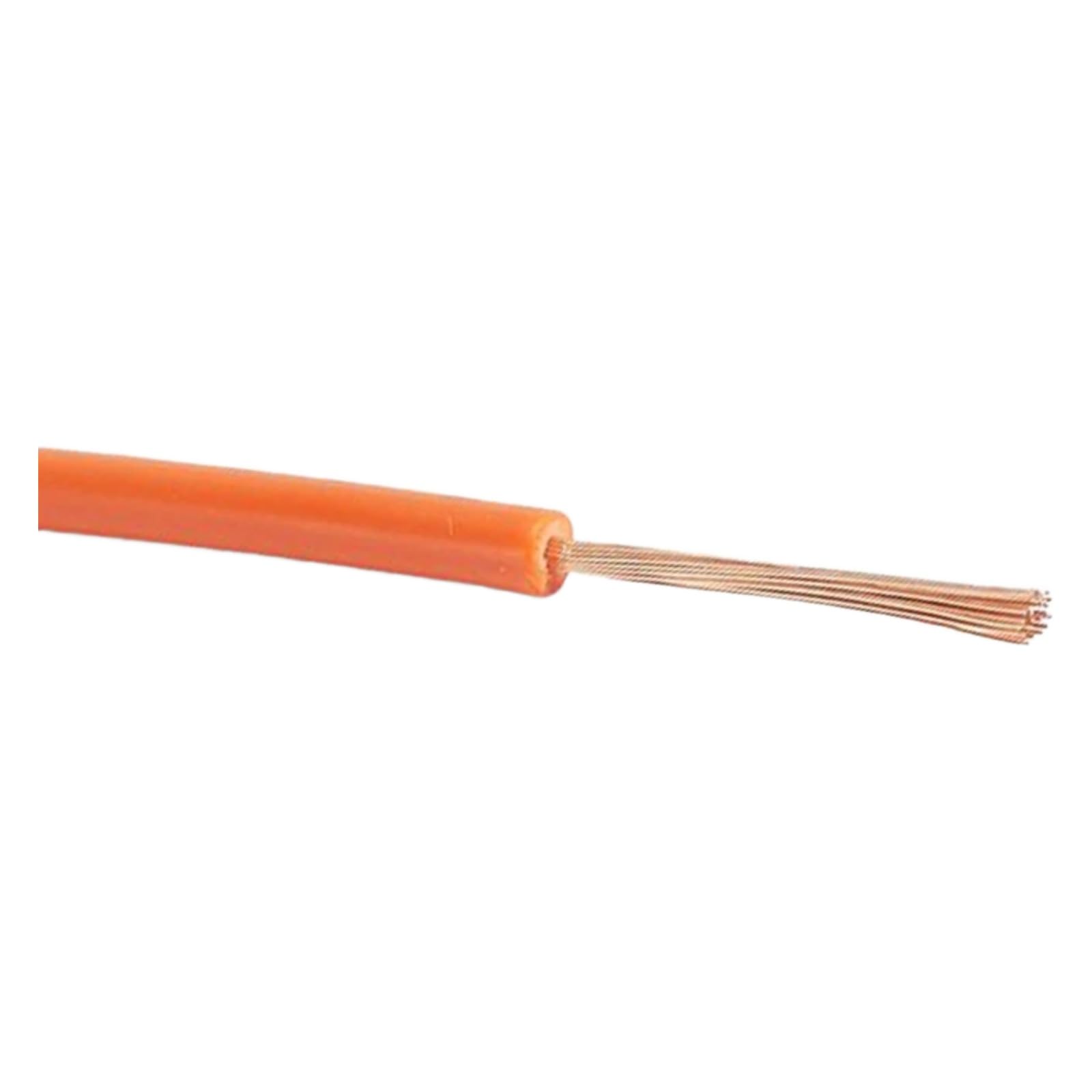 Cable eléctrico del equipo 14 16 18 20 22 AWG cable electrónico de cobre flexible PVC(naranja; 5m; 22AWG)