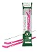 Koffie Straw PINK in both sizes (2 straws: 8", 10", and a brush)