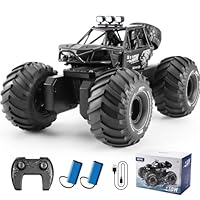 4DRC Y10 Amphibious Remote Control Car Boat,4WD Off-Road RC Monster Truck Toys, 2.4GHz All-Terrain Stunt RC Car for Boys W/Building Blocks, 360°Spin, 60+ Min Playtime Waterproof Pool Boy Adult Gifts