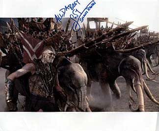 SHANE RANGI (Lord of the Rings - Return of the King) 8x10 Celebrity ...