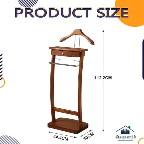 Support de voiturier avec rack à cravate et plateau vide-poche pour chambre
