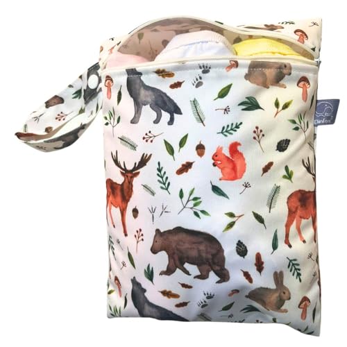 Saco Impermeável Para Roupas Molhada Baby Kit 2 unds Animais