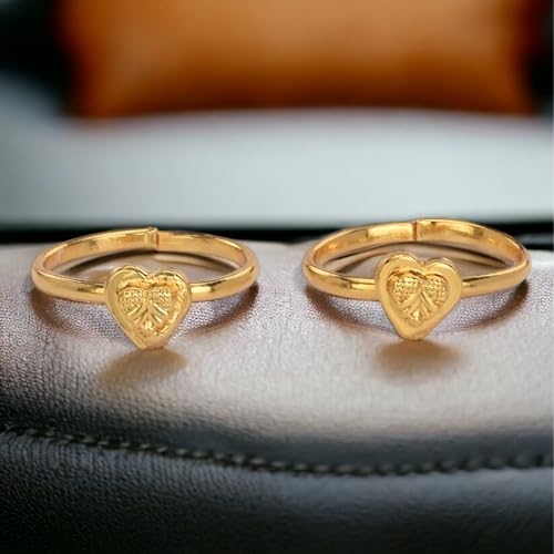 Adjustable Plated Toe Rings - Fashionable Accessories
