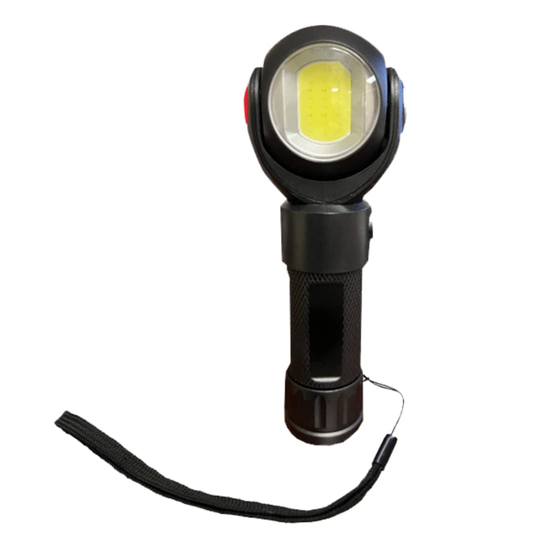 GoGreen Power (GG-CLOUD9) USB Rechargeable COB LED Flashlight, Rotating COB LED Flashlight with Magnetic Base and Nylon Carrying Pouch, 800 Lumens