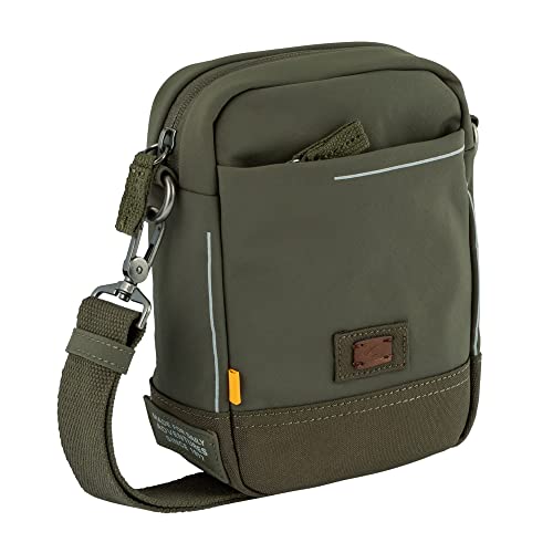 camel active City Herren Umhängetasche Crossbody Bag Klein Grün