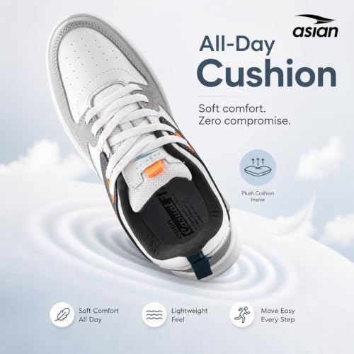 Image of ASIAN Men's TARZAN-11 Casual Sneaker Shoes with Synthetic Upper Lightweight Comfortable Mid Top Sneaker Shoes for Men's & Boy's