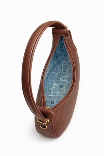 Image of Women's Shoulder & Sling Bag with Zipper Closure, Detachable Long Strap, Spacious Single Compartment Handbag for Daily & Office Use | Trendy Design