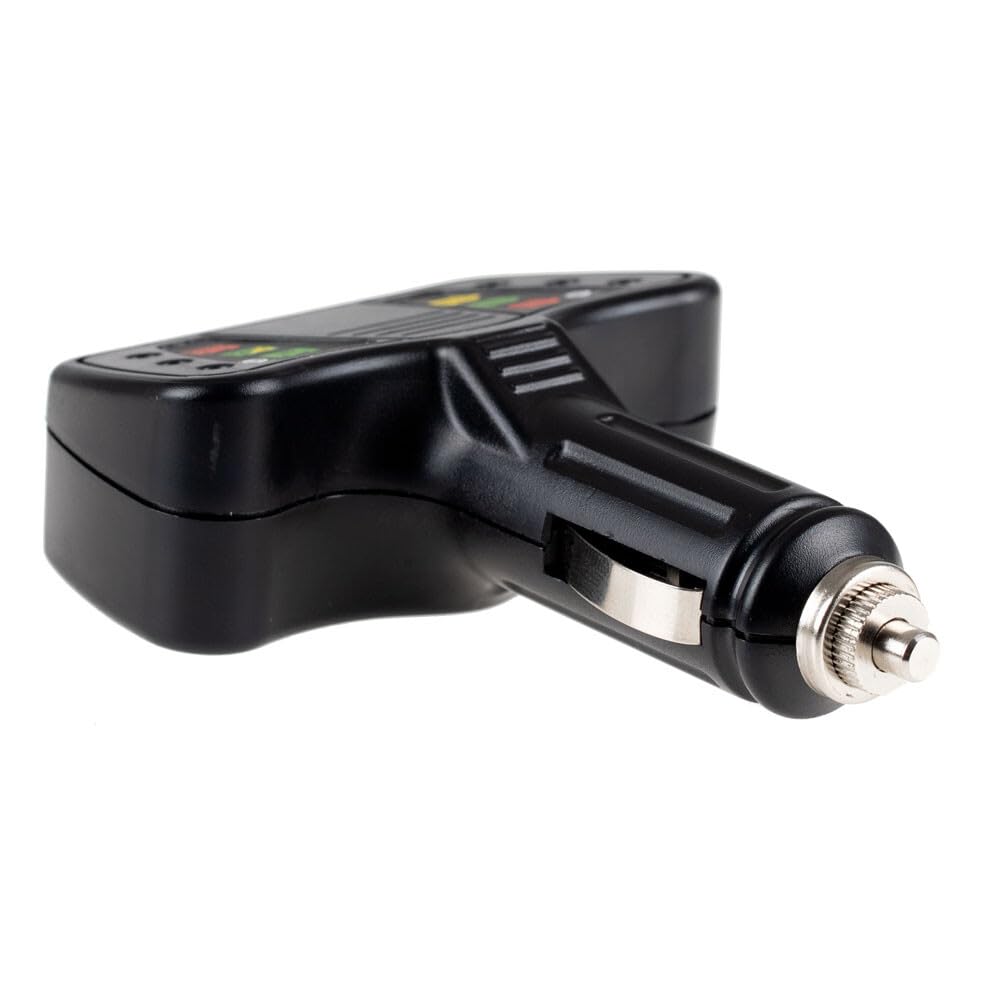 HEYNER® Tester akumulatorów 12 V z wyświetlaczem LED do gniazda zapalniczki
