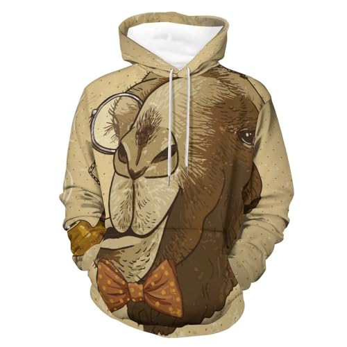 Sweat à Capuche Alpaca UMENG | Le Pull Unisexe Confortable Contre le Froid Automnal