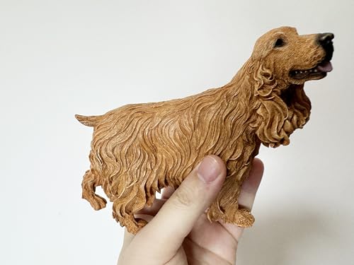 Artigianato di lunga durata: realizzata con materiali in resina di alta qualità, questa statuetta non solo cattura il fascino estetico di un Cocker Spaniel, ma garantisce anche longevità e resistenza, rendendolo un pezzo amato per gli anni a venire.