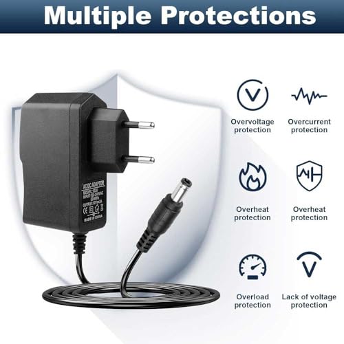 Image of 12.6V 1A Power Adapter LED Lamp with Flashlight Power Tools Lithium Battery Electrical Universal Charger Ac Dc Power Adapter (1Pcs 12V 1Amp DC Power Adapter)