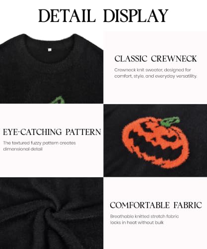 Image of TIYOMI Plus Size Sweaters for Women Oversized Pullover Crewneck Sweater Knit Side Split Casual Sweaters Fall Winter XL-5XL