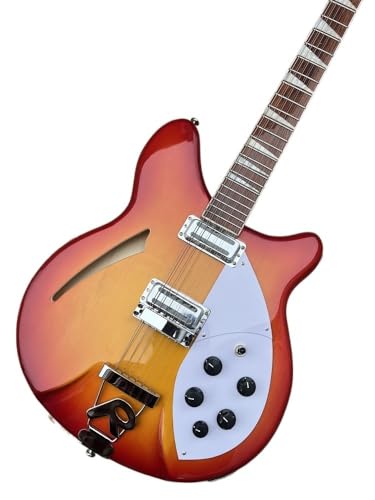 Guitare électrique 12 cordes sunburst, l'instrument de vos créations