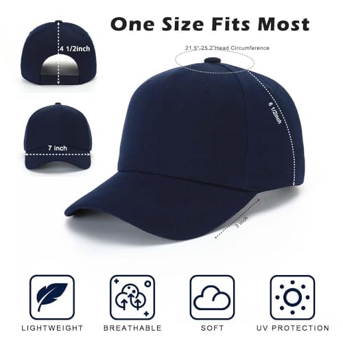 Image of Wholesale 20-Pack Solid Baseball Caps - DIY, Breathable, Adjustable Fit