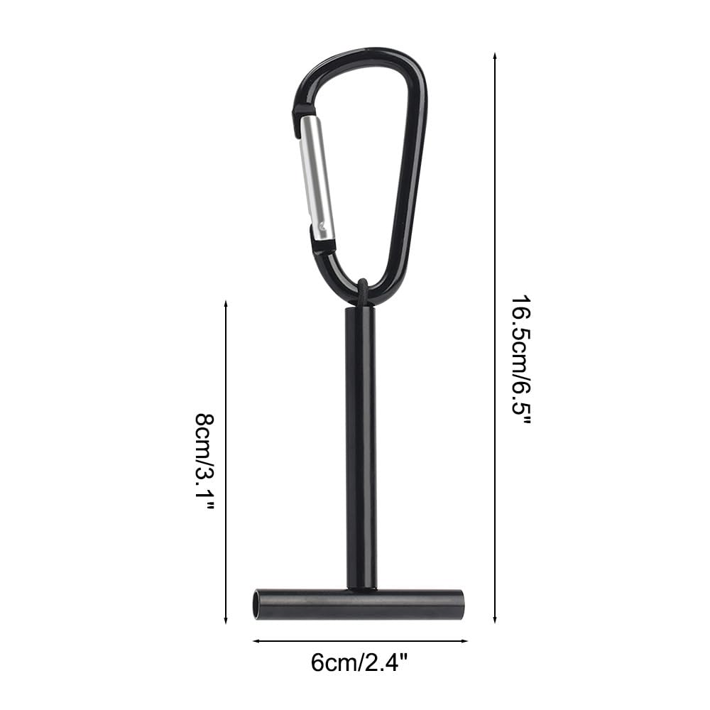 Tippet Holder, 3 piezas de acero inoxidable Tippet accesorios de pesca con mosca incorporados cuerda elástica de alta elasticidad para dispensar líderes Tippets